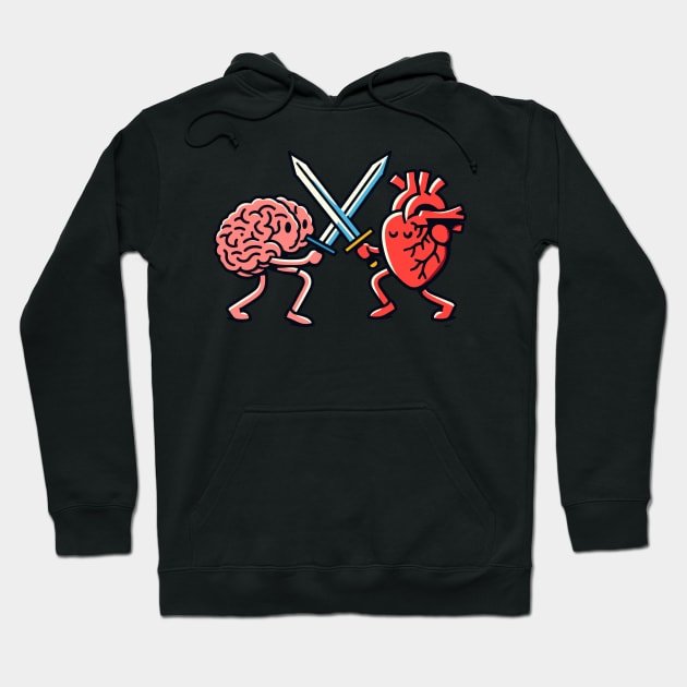 My Mind Versus My Heart Hoodie by FanArts